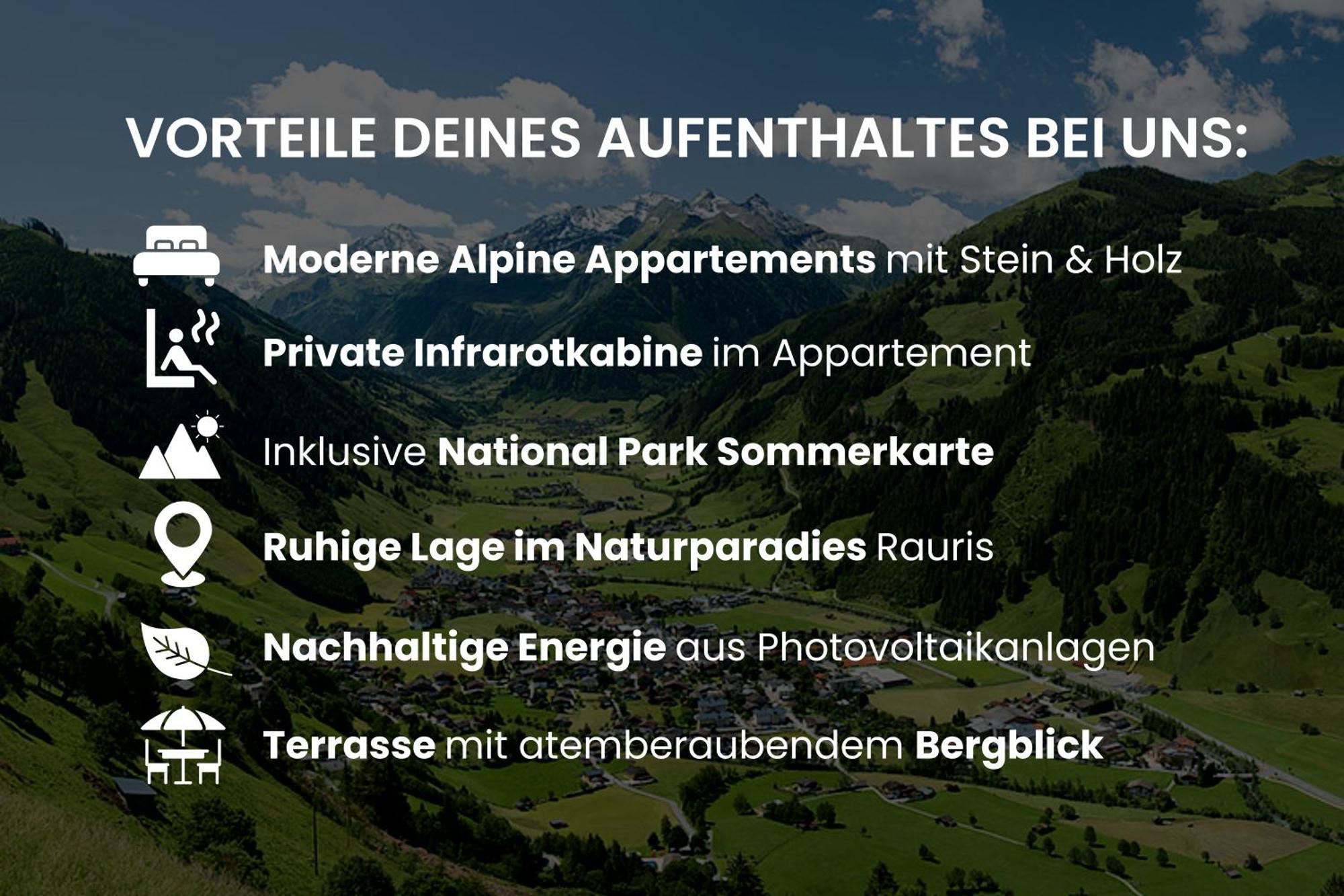 Alpine Apartment Goldquell - Infrarot Kabine, National Park Sommerkarte Und Bergblick 라우리스 외부 사진